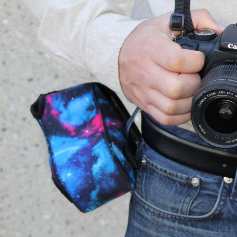 DSLR Camera  Case Sleeve with Neoprene Protection & Accessory Storage - Galaxy