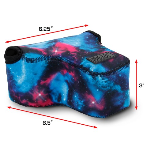 DSLR Camera  Case Sleeve with Neoprene Protection & Accessory Storage - Galaxy