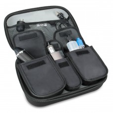 Premium Electronic Cigarette Protective Carrying Case - Works for blu and Others - Black