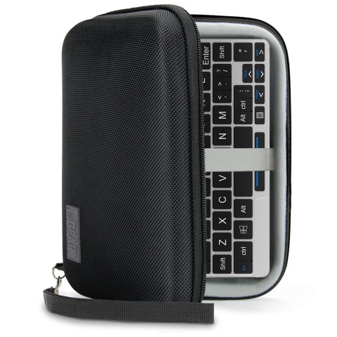 USA GEAR GPD Pocket 7 Inch Mini Laptop PC Hard Shell Storage Travel Case - Black
